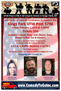 Long Island Comedy Fundraisers at VFW in Kings Park NY