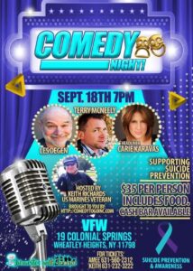 Long Island Comedy Fundraisers at VFW in Wheatley Heights